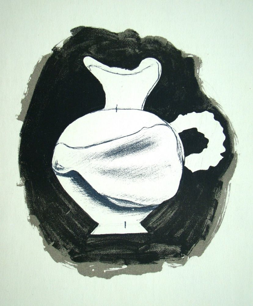 Litografía Braque (After) - La carafe