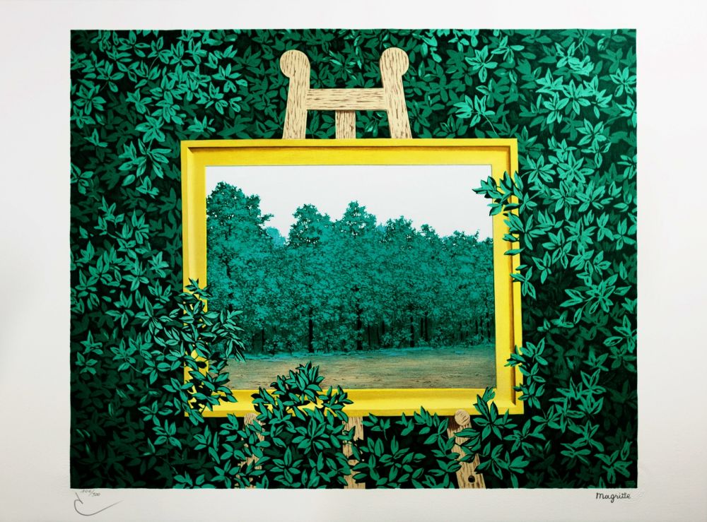 Litografía Magritte - La Cascade