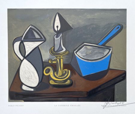 Grabado En Madera Picasso - La casserole émaillée