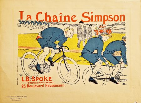 Litografía Toulouse-Lautrec - La Chaine Simpson