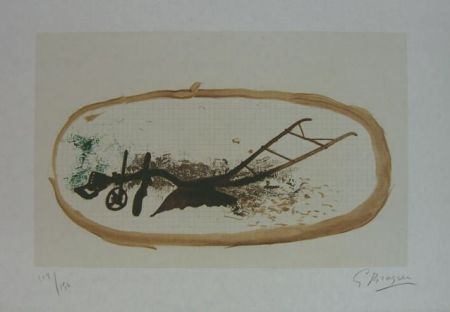 Litografía Braque - La Charrue (el arado)