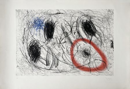 Aguafuerte Y Aguatinta Miró - La chevelure de Bérénice I