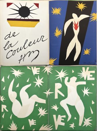 Litografía Matisse - LA CHUTE D'ICARE. Verve. Vol. IV, No. 13. DE LA COULEUR (1945).