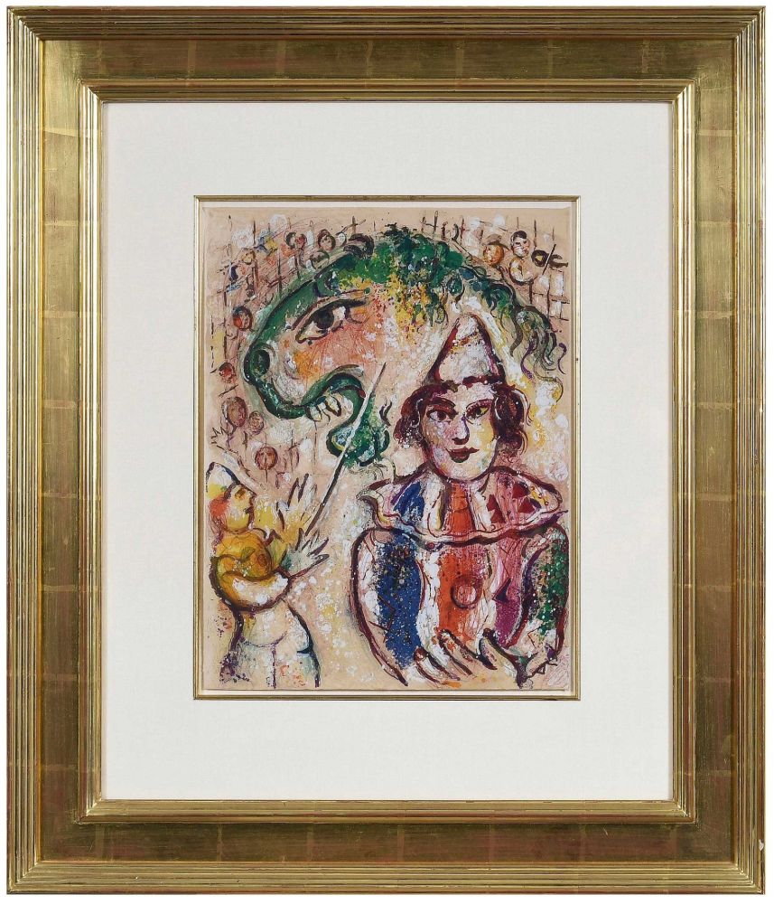 Litografía Chagall - La Cirque