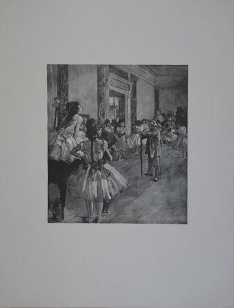 Grabado En Madera Degas - La classe de Danse