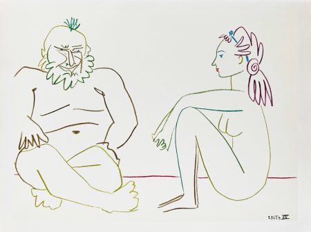 Litografía Picasso - La Comédie Humaine
