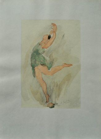 Grabado Rodin - La danseuse