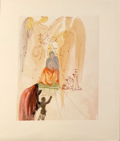 Grabado En Madera Dali - La Divine Comédie - Paradis 23 - Le triomphe du Christ