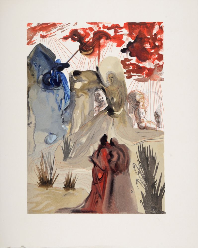 Grabado En Madera Dali - La Divine forêt, 1963