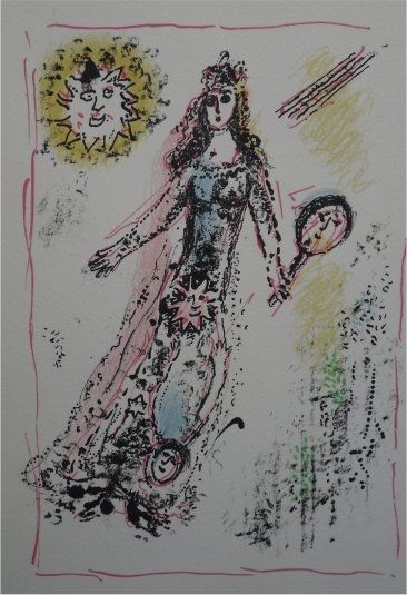 Litografía Chagall - La Feerie et le Royaume, planche 6