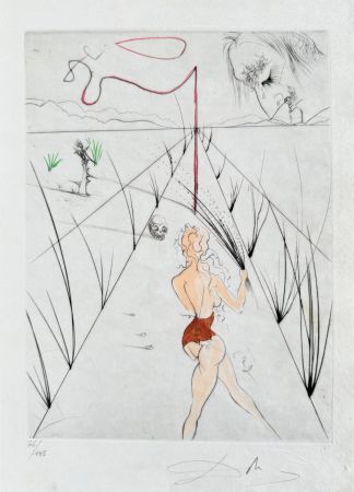Grabado Dali - La Femme au fouet