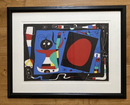 Litografía Miró - La Femme Au Miroir