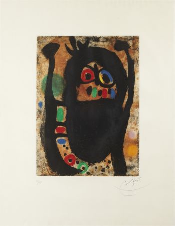 Carborundo Miró - La Femme aux Bijoux