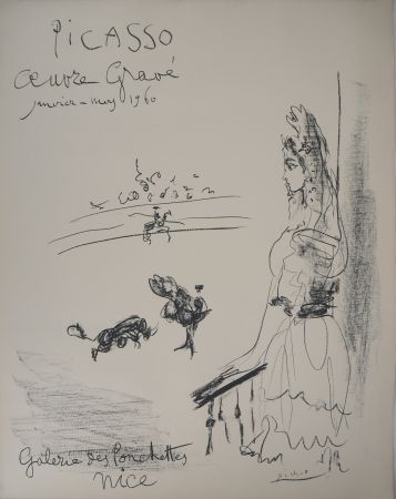 Litografía Picasso - La femme du Torero (Galerie des Ponchettes)