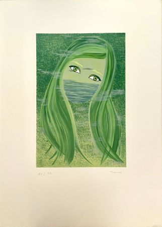 Litografía Tréanna - La Femme en Vert