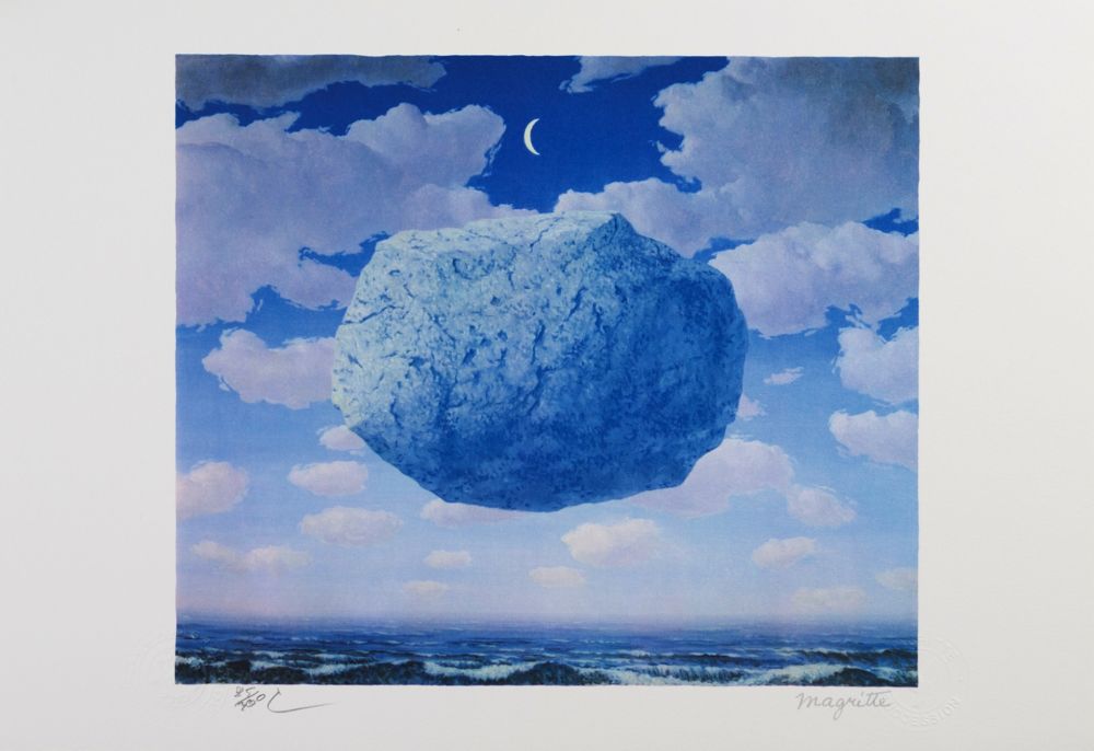 Litografía Magritte - La Fleche de Zenon