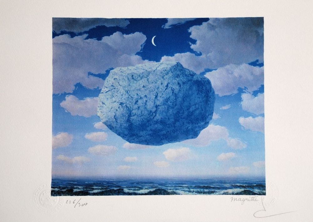 Litografía Magritte - La Flèche de Zénon