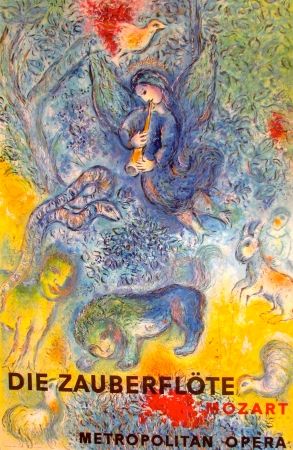 Litografía Chagall - La flûte enchantée, Die Zauberflote (Metropolitan Opera)