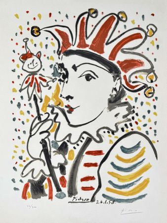 Litografía Picasso - La Folie 