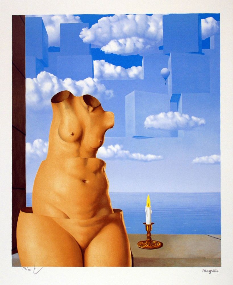 Litografía Magritte - La Folie des Grandeurs II