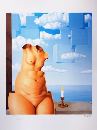 Litografía Magritte - La Folie des Grandeurs II (Megalomania)