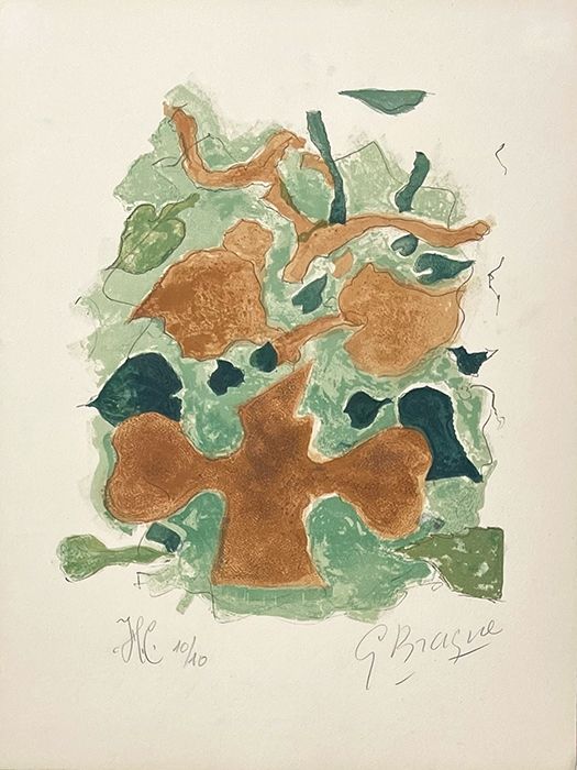 Litografía Braque - La forêt