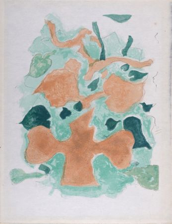 Litografía Braque - La Forêt, 1963