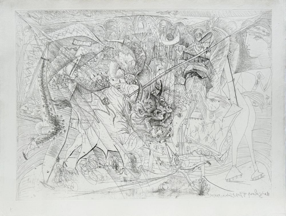 Aguafuerte Picasso - La Grande Corrida
