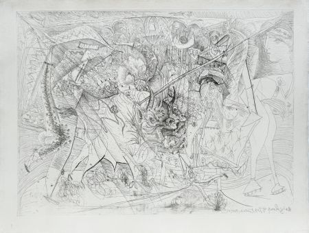 Aguafuerte Picasso - La Grande Corrida
