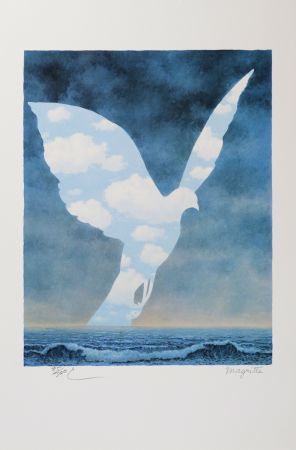 Litografía Magritte - La Grande Famille