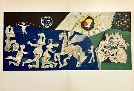 Litografía Picasso - La Guerre et la Paix