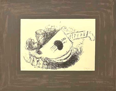 Litografía Braque - La guitare