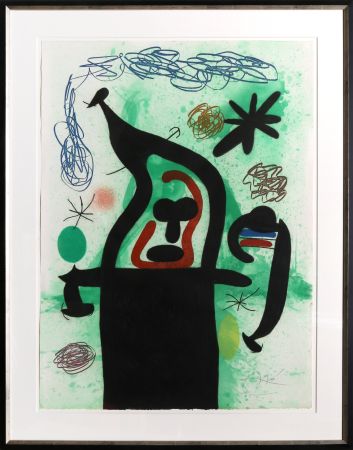 Aguatinta Miró - La Harpie