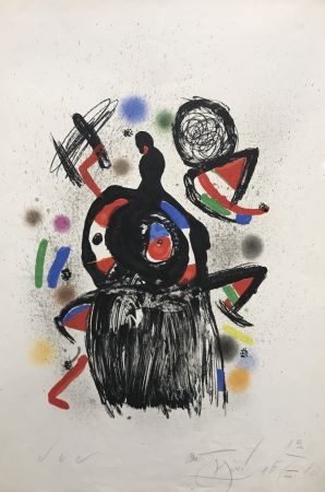 Litografía Miró - La Jeteuse de Sorts