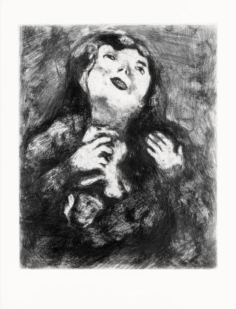 Aguafuerte Chagall - La Jeune Veuve