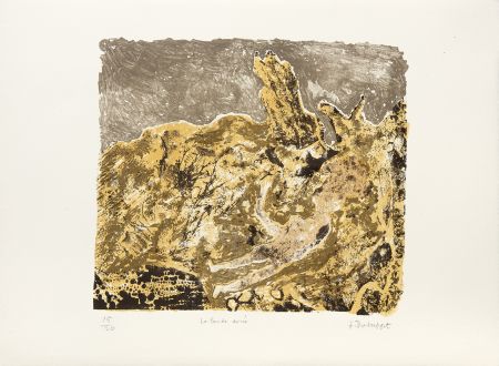 Litografía Dubuffet - La lande dorée