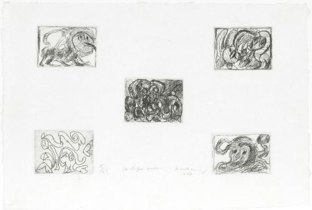 Aguafuerte Alechinsky - La ligne seule