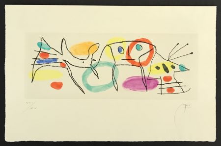 Grabado Miró - La Magie Quotidienne