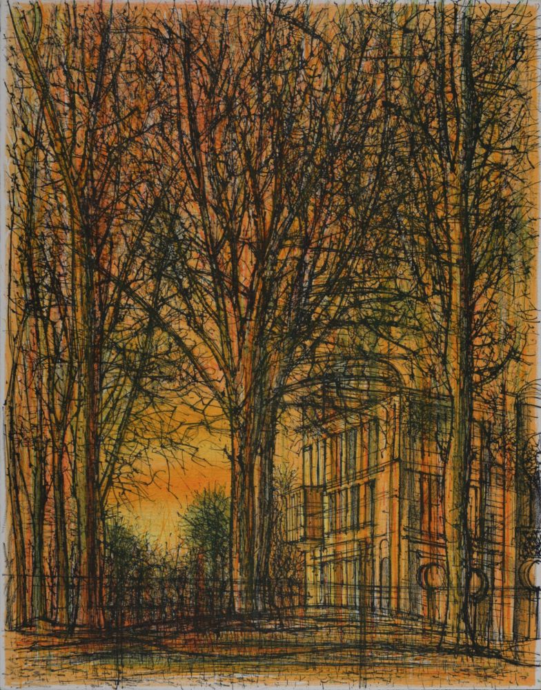 Litografía Carzou - La Maison dans les arbres, 1962
