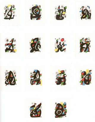 Litografía Miró - La melodie àcide