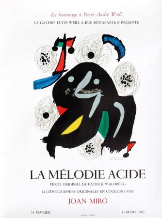 Cartel Miró - La Mélodie Acide