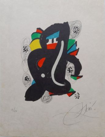 Litografía Miró - La mélodie acide 
