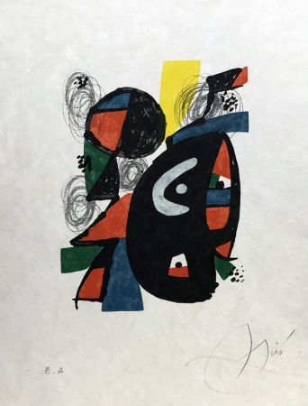 Litografía Miró - La mélodie acide - 12