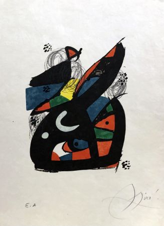 Litografía Miró - La mélodie acide - 13