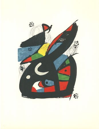 Litografía Miró - La mélodie acide - 13