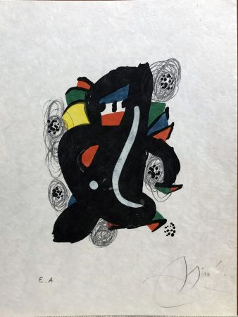 Litografía Miró - La mélodie acide - 6