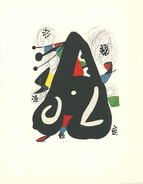 Litografía Miró - La mélodie acide - 9