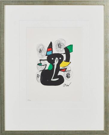Litografía Miró - La Mélodie Acide, Planche III