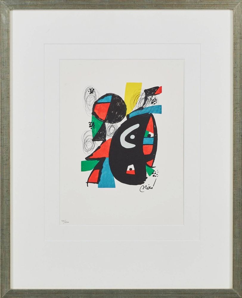 Litografía Miró - La Mélodie Acide, Planche XII