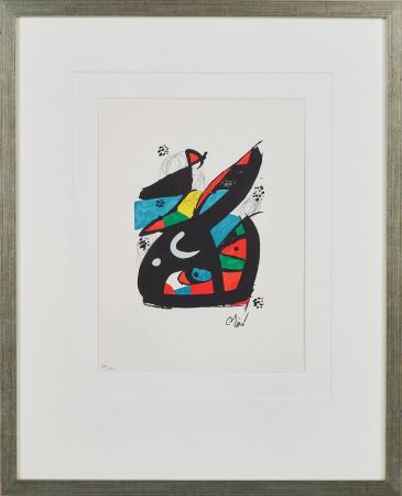 Litografía Miró - La Mélodie Acide, Planche XIII